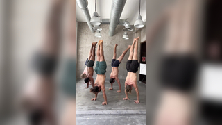 Real men do yoga ‍ . . . #handstand #yogamale #maleyogateacher ...