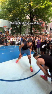 I bet you weren’t expecting that (@MK) #nba #basketball #sports #fy...