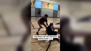 This is wild bro. (ctsball1n/IG) #bball #basketball #hoops #streetb...