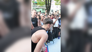 Impossible Shot Maker Badge Unlocked in this Italy 1v1 ?? #streetball...