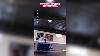 Top8 dirty pushes in streetball #basketball #nba #usa #fyp
