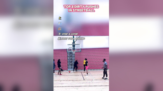 Top8 dirty pushes in streetball #basketball #nba #usa #fyp
