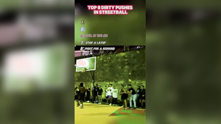 Top8 dirty pushes in streetball #basketball #nba #usa #fyp