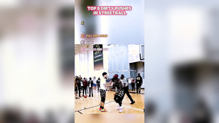 Top8 dirty pushes in streetball #basketball #nba #usa #fyp