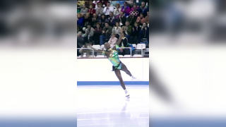 Surya Bonaly's jaw-dropping backflip on ice in 1992. #Olympics #Spo...
