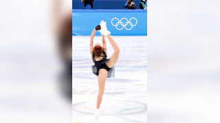 Ending of Alexandra Trusova's legendary performance at the Olympics ...