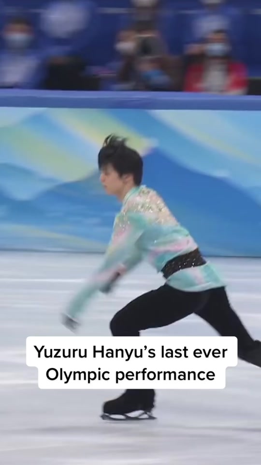Yuzuru Hanyu’s last ever olympic free skate at the Beijing Olympics 2...