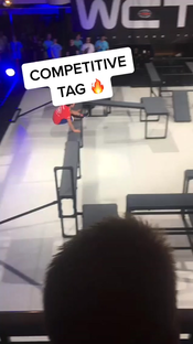 Most intense game of tag you’ll ever see. (via davidnelmes/Instagram)