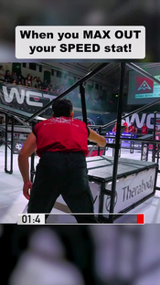 He leaves his Chaser on the floor! He’s just TOO FAST! ‍ #parkou...