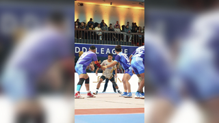 Perfect ankle hold in action! Precision, teamwork, and timing , thi...