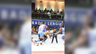 Perfect ankle hold in action! Precision, teamwork, and timing , thi...
