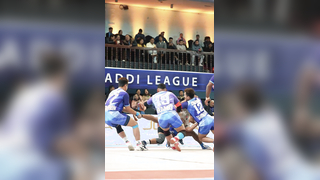 Perfect ankle hold in action! Precision, teamwork, and timing , thi...