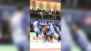 Perfect ankle hold in action! Precision, teamwork, and timing , thi...