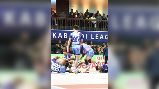 Perfect ankle hold in action! Precision, teamwork, and timing , thi...