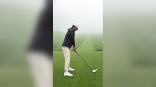 @Grant Horvat Golf with a whole new take on the "blind" tee shot.  #...