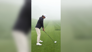 @Grant Horvat Golf with a whole new take on the "blind" tee shot.  #...