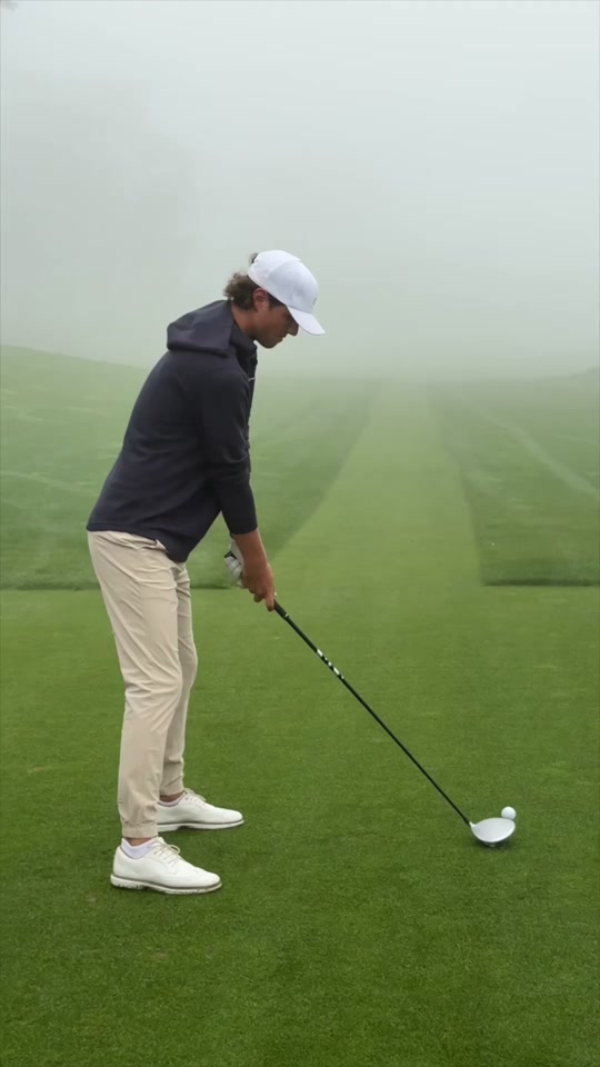 @Grant Horvat Golf with a whole new take on the "blind" tee shot.  #...