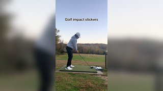 These golf impact stickers show EXACTLY where you’re hitting thr golf...