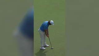 A birdie worth the wait at the last for Tommy Fleetwood #golf #golf...