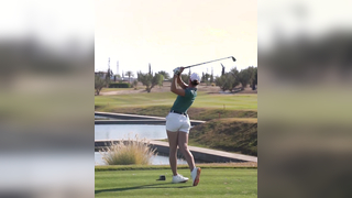 Polly Mack’s swing on repeat #satisfying #golf #golfswing #viralgol...
