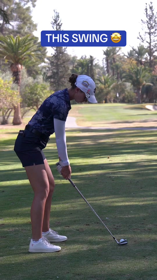 Polly Mack’s swing on repeat #satisfying #golf #golfswing #viralgol...