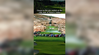 Closest-to-the-pin contest at the 19th hole of Payne’s Valley #pga #...