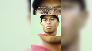 Tiger Woods roasting his approach shot into the 13th green at the 200...