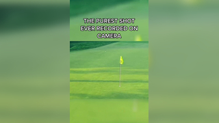 Tiger Woods roasting his approach shot into the 13th green at the 200...