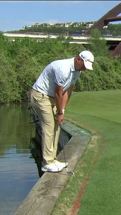 Tough break for Lucas Herbert #golf #PGATOUR #miss