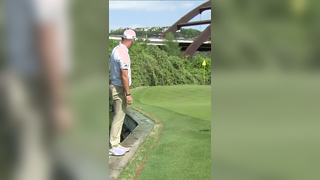 Tough break for Lucas Herbert #golf #PGATOUR #miss