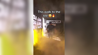 This atmosphere walking to the tee #golf #LIVGolf #brysondechambeau