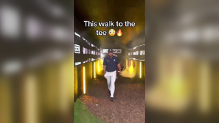 This atmosphere walking to the tee #golf #LIVGolf #brysondechambeau