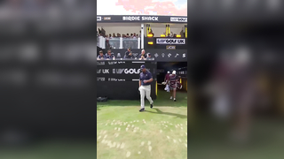 This atmosphere walking to the tee #golf #LIVGolf #brysondechambeau