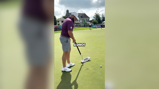 This putter is a greenskeepers worst nightmare #golf #LIVGolf