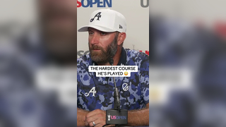 The hardest course DJ has ever played #golf #LIVGolf #USOpen