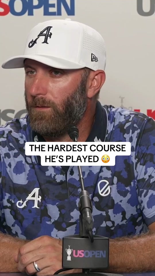 The hardest course DJ has ever played #golf #LIVGolf #USOpen