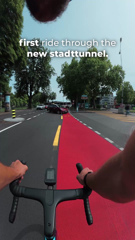 zurich has a new tunnel #matscycle #stadttunnel #cyclinglife #cycl...