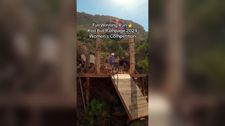 first woman ever to win a Red Bull Rampage event #RobinGoomes #Red...