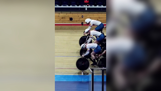 Standing start #trackcycling #training #athlete #olympics #teamgb #...