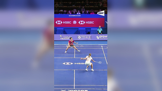 Flawless rally finished by a magical netshot#BWFWorldTour #HyloOpen20...