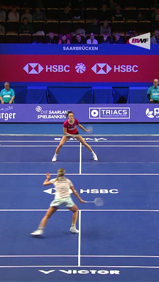 Flawless rally finished by a magical netshot#BWFWorldTour #HyloOpen20...