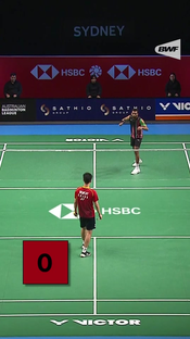 Insane rally from Prannoy and Weng last year #bwf #badminton #badm...