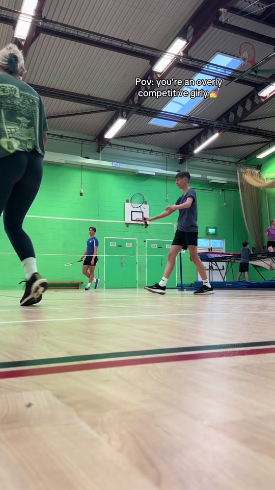 I’d cause an injury just to win #fyp #sports #badminton #competitive