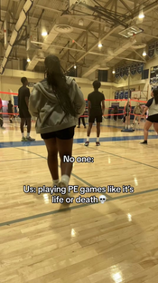 Competitive badminton goes crazy we were so serious bc we only had ...