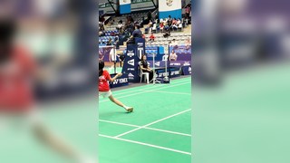 Girls Singles U13 in the semi finals at the Pan Am Junior Championshi...