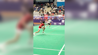 Girls Singles U13 in the semi finals at the Pan Am Junior Championshi...