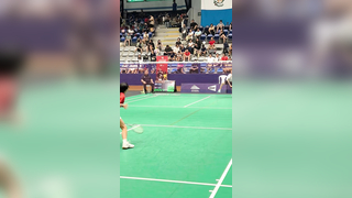 Girls Singles U13 in the semi finals at the Pan Am Junior Championshi...