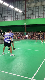 4th KZC BADMINTON TOURNAMENT OPEN Semi Finals Match played by Mike Mi...