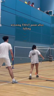 if you fall and don’t win that point… then what’s the point lol #bad...