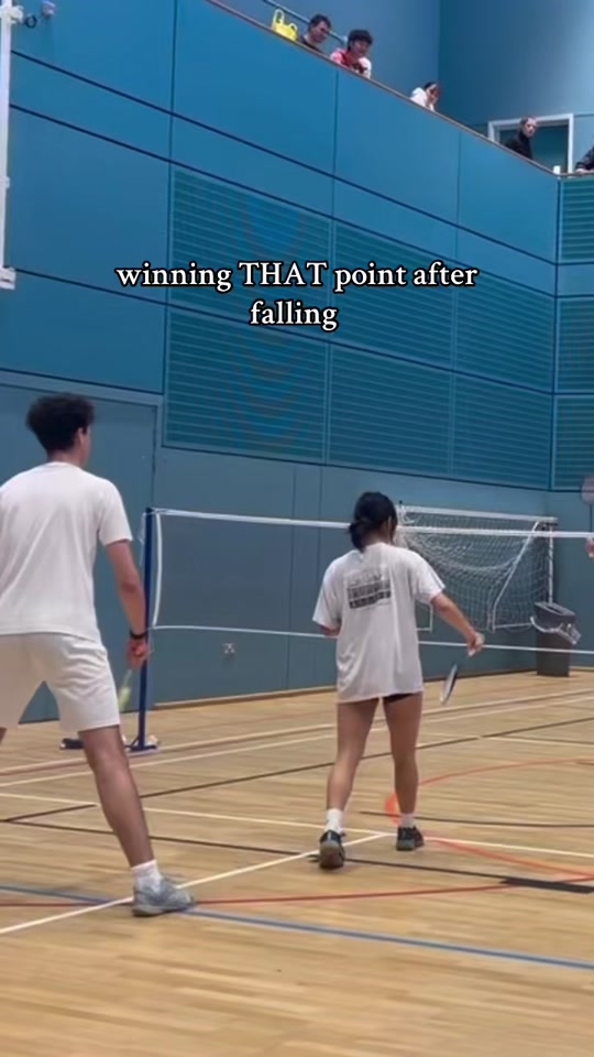 if you fall and don’t win that point… then what’s the point lol #bad...